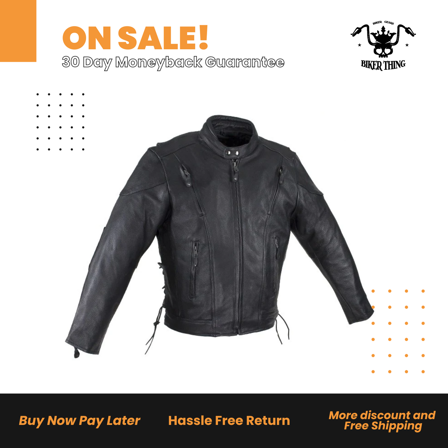 Mens Racer Jacket With Airvent
