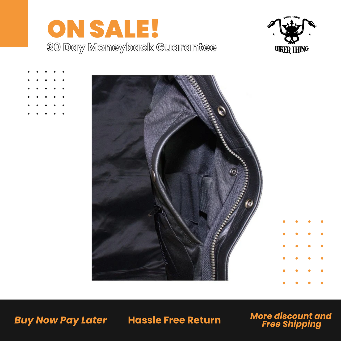 Men's Renegade Motorcycle Club Vest