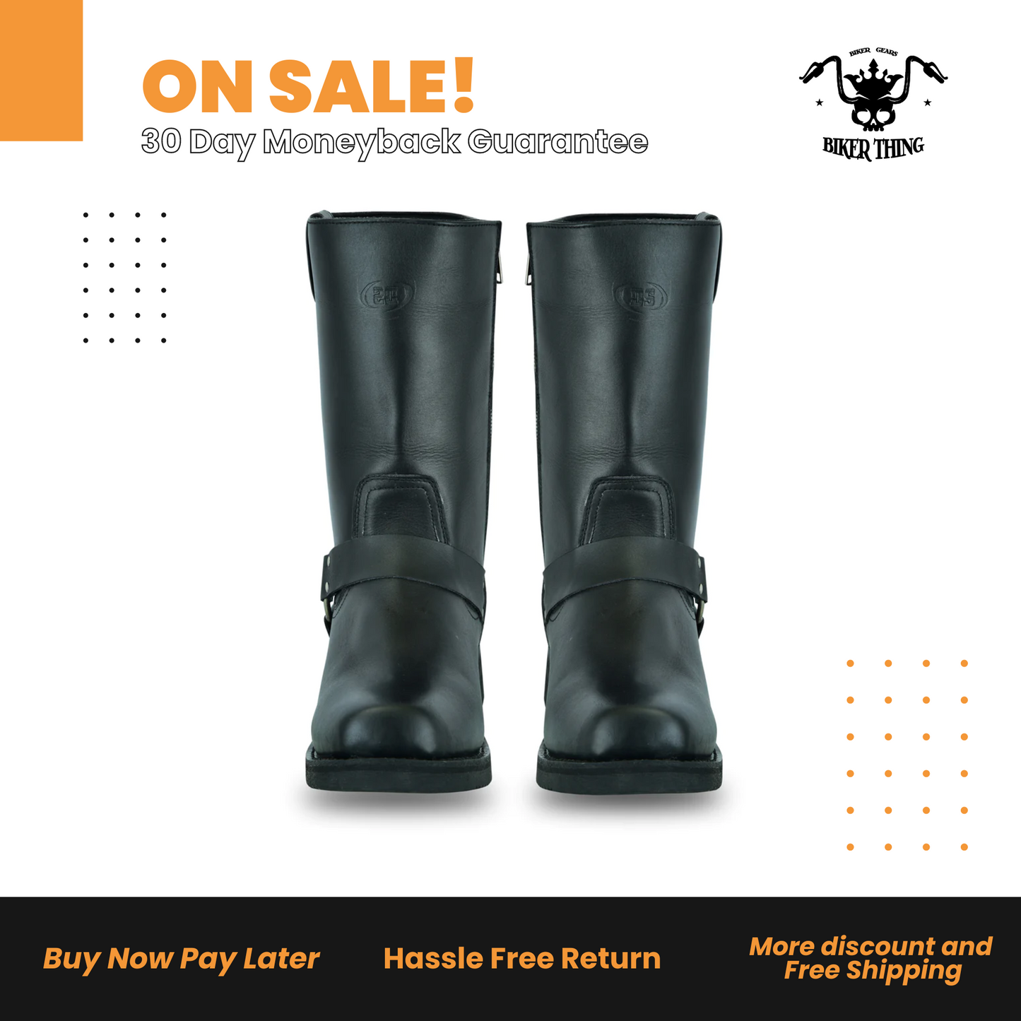 DS9739 MEN’S WATERPROOF HARNESS BOOTS