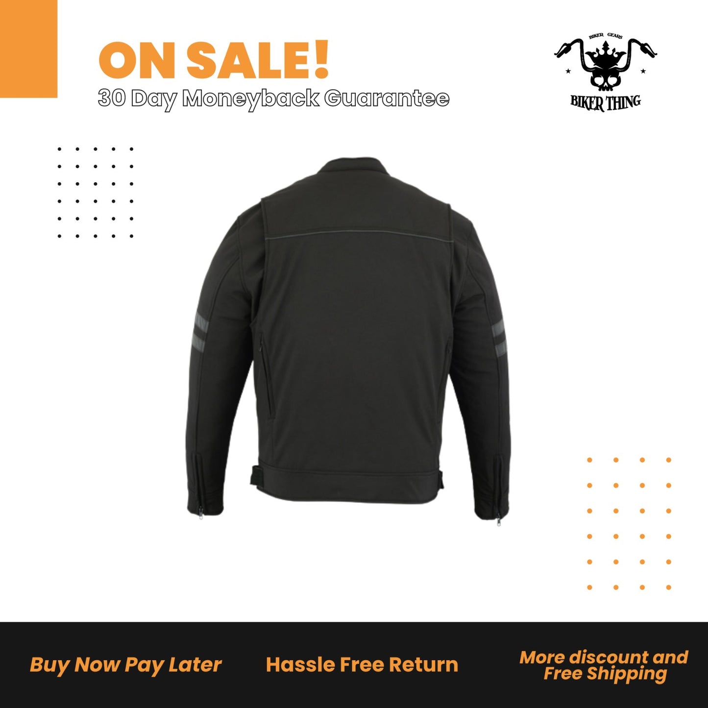 ALL SEASON REFLECTIVE MEN'S TEXTILE JACKET