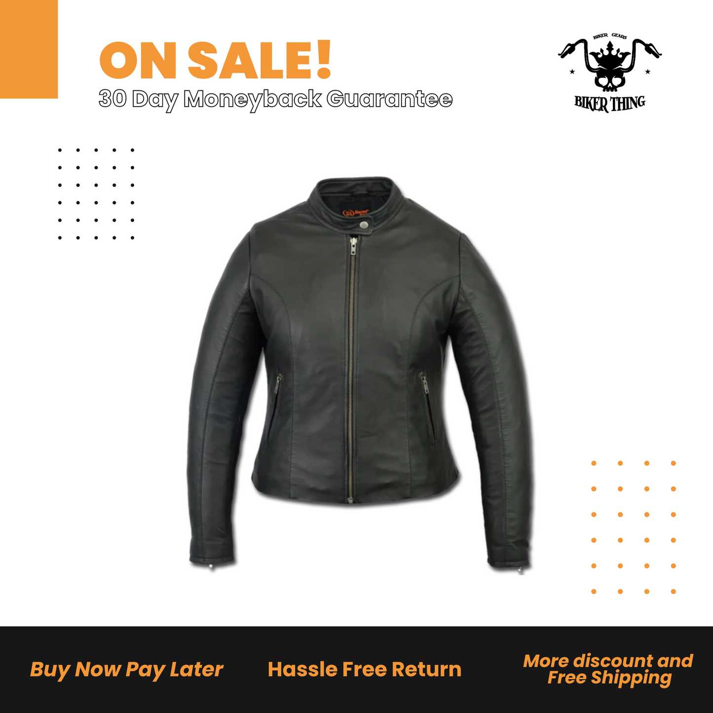 DS843 WOMEN'S STYLISH LIGHTWEIGHT JACKET