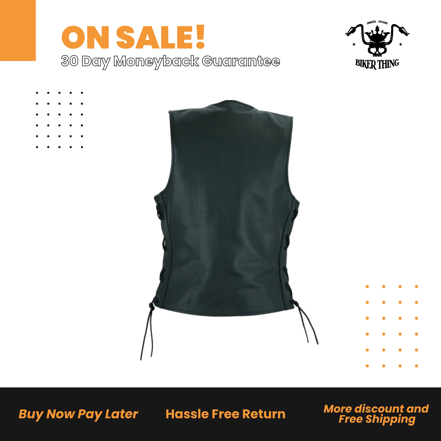 DS205 WOMEN'S SINGLE BACK PANEL CONCEALED CARRY VEST