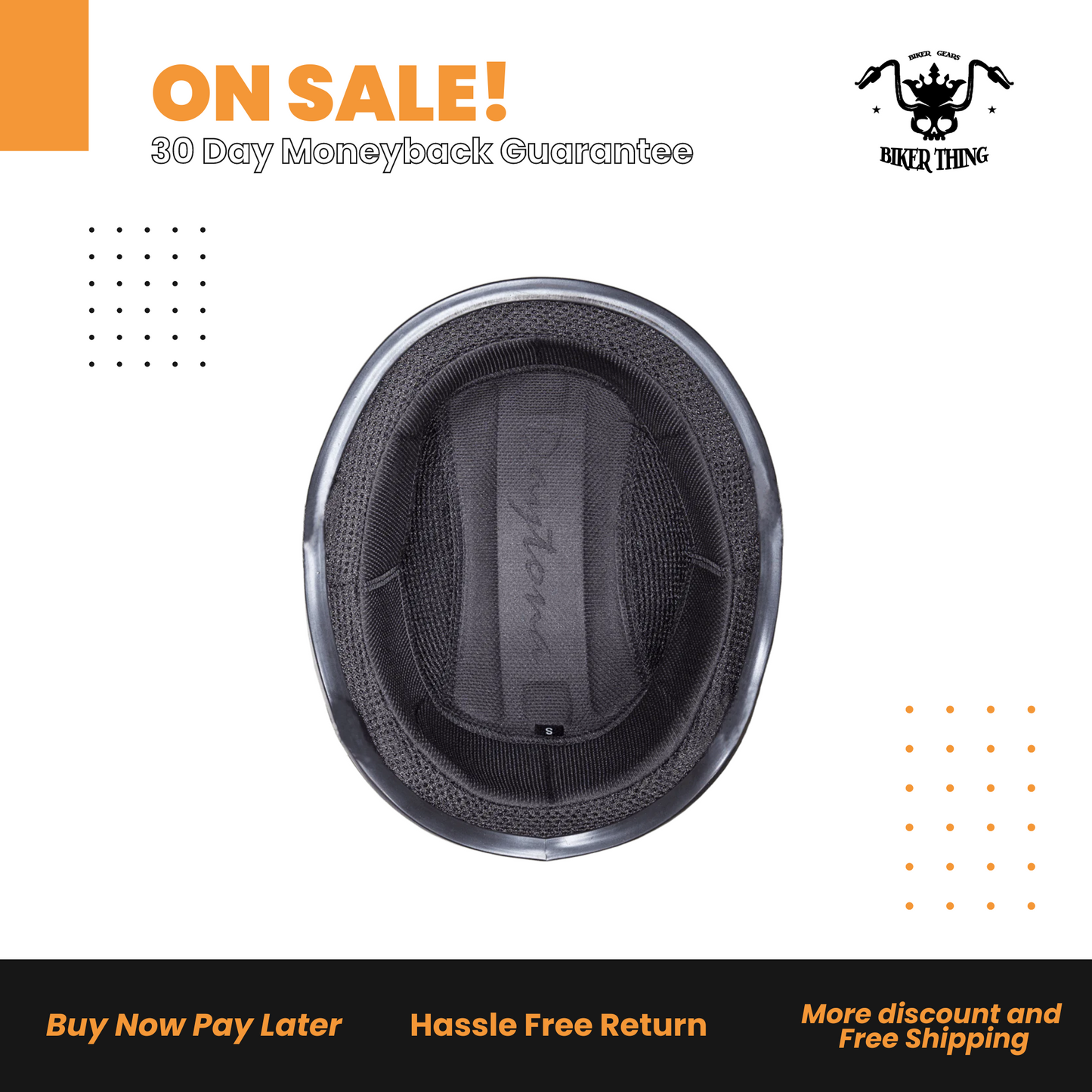 D.O.T. DAYTONA SKULL CAP - W/ GUNS