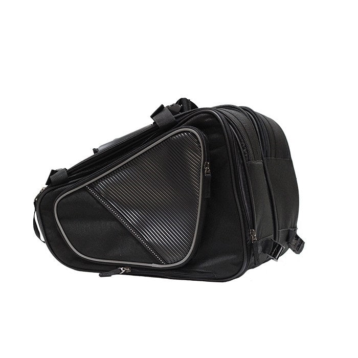 Textile Motorcycle Bag With Reflective Piping - The Biker Thing LLC
