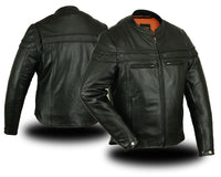 Men's Sporty Scooter Jacket - TALL - The Biker Thing LLC