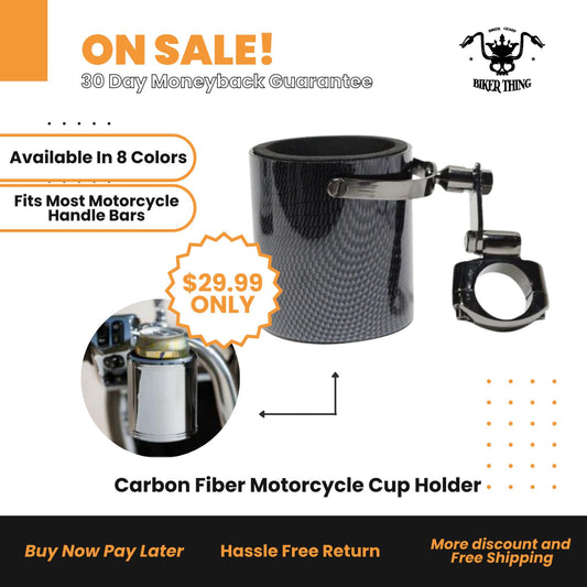 Carbon Fiber Motorcycle Cup Holder
