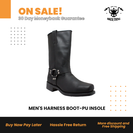 1442 MEN'S HARNESS BOOT-PU INSOLE