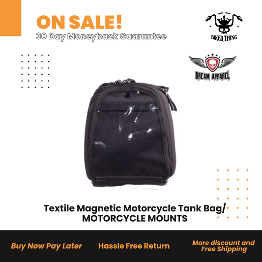 TNK199 Textile Magnetic Motorcycle Tank Bag/ MOTORCYCLE MOUNTS