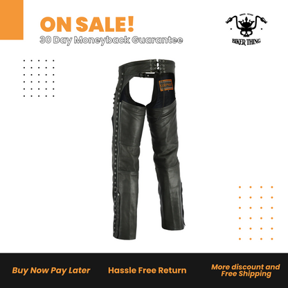 DS485 WOMEN'S STYLISH LIGHTWEIGHT HIP SET CHAPS