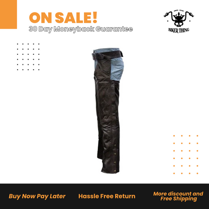Brown Leather Chaps