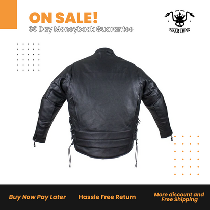 Mens Racer Jacket With Gun Pockets By Milwaukee Riders®