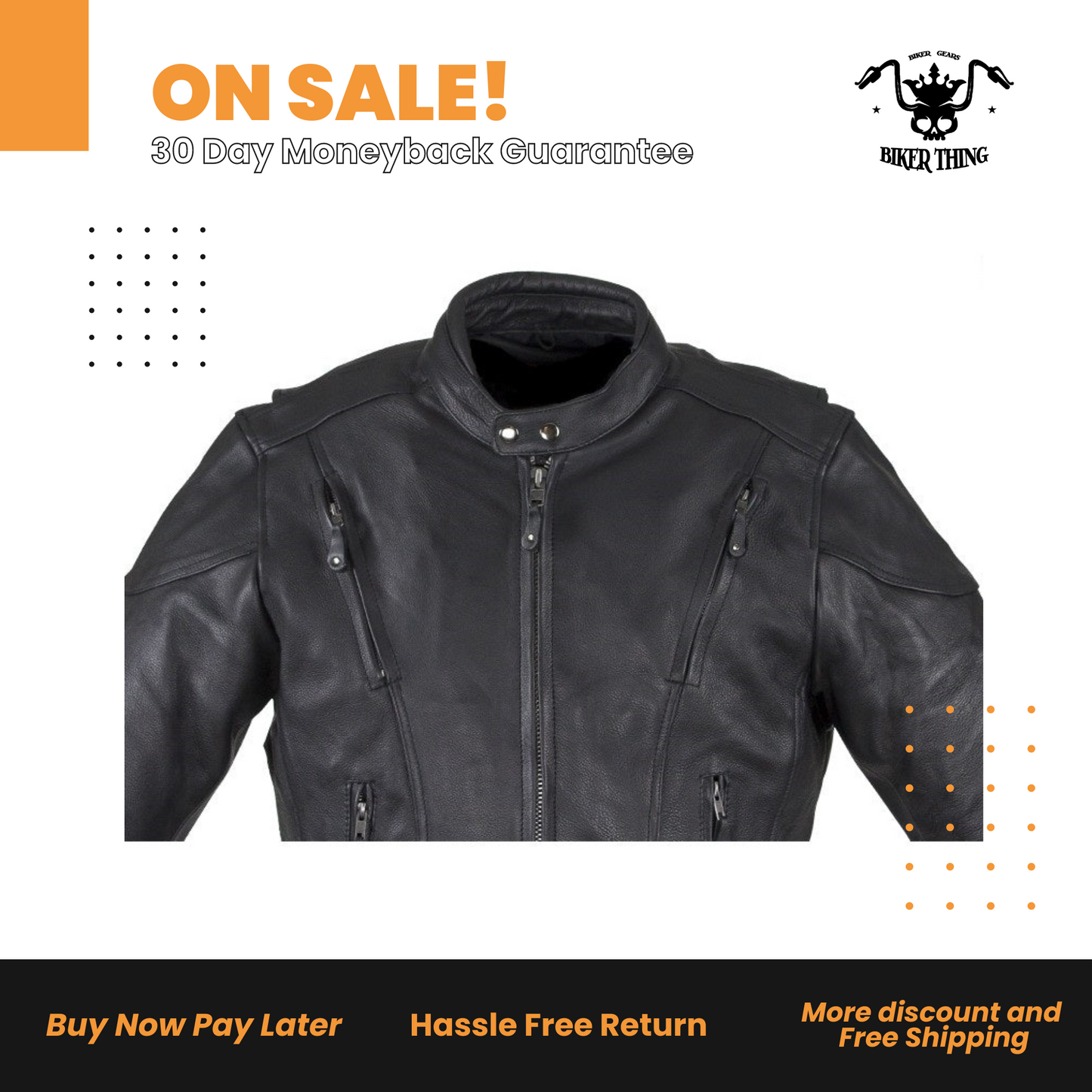 Mens Racer Jacket With Airvent