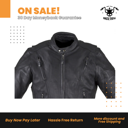 Mens Racer Jacket With Airvent