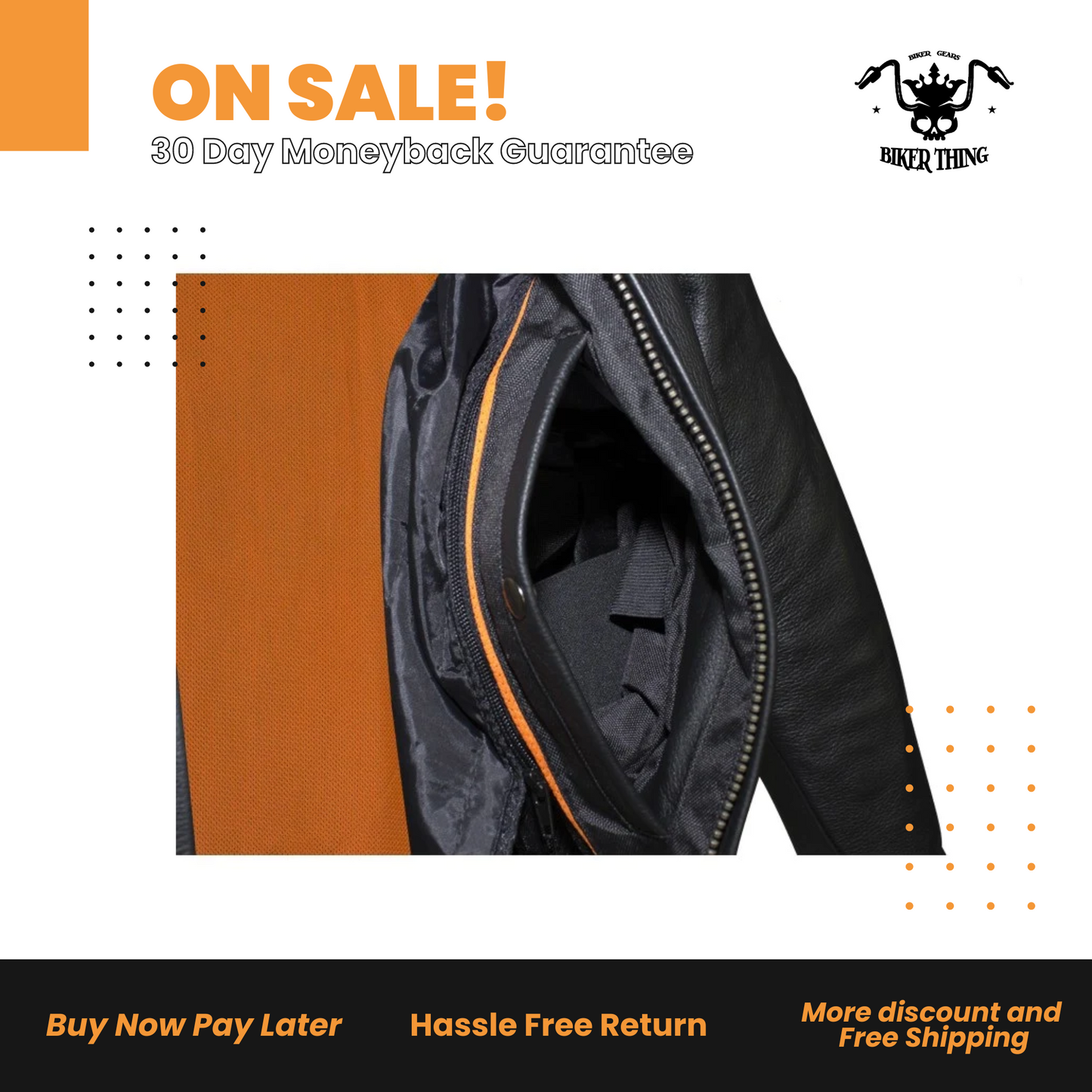 Mens Racer Jacket With Airvent