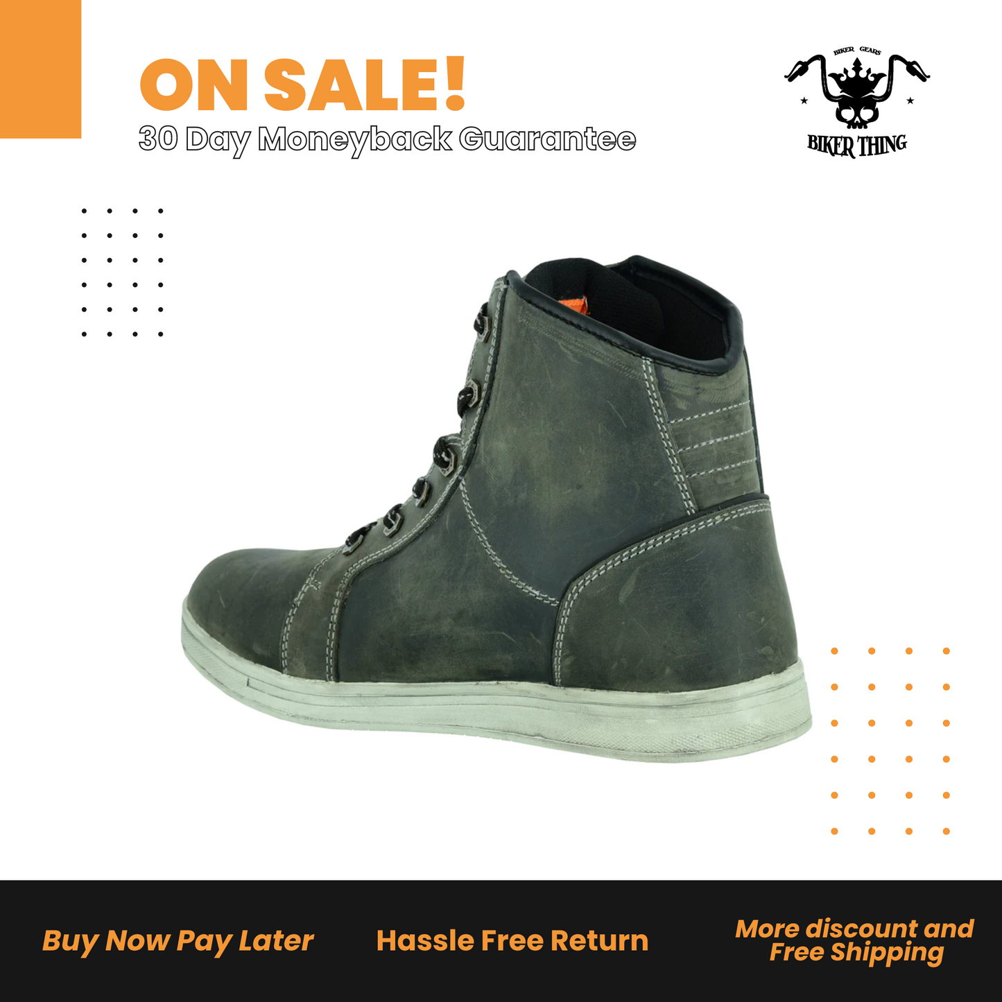 DS9735 MEN’S WATERPROOF RIDING SHOES