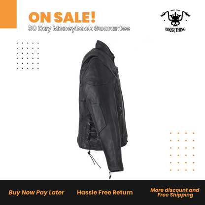Mens Racer Jacket With Airvent