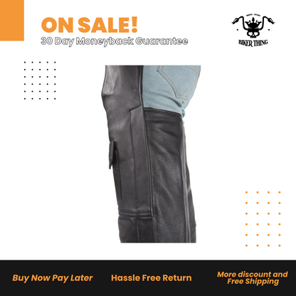 Naked Cowhide Leather Chaps