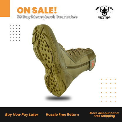 Motorcycle DS9783 MEN’S 9’’ DESERT SAND TACTICAL BOOTS