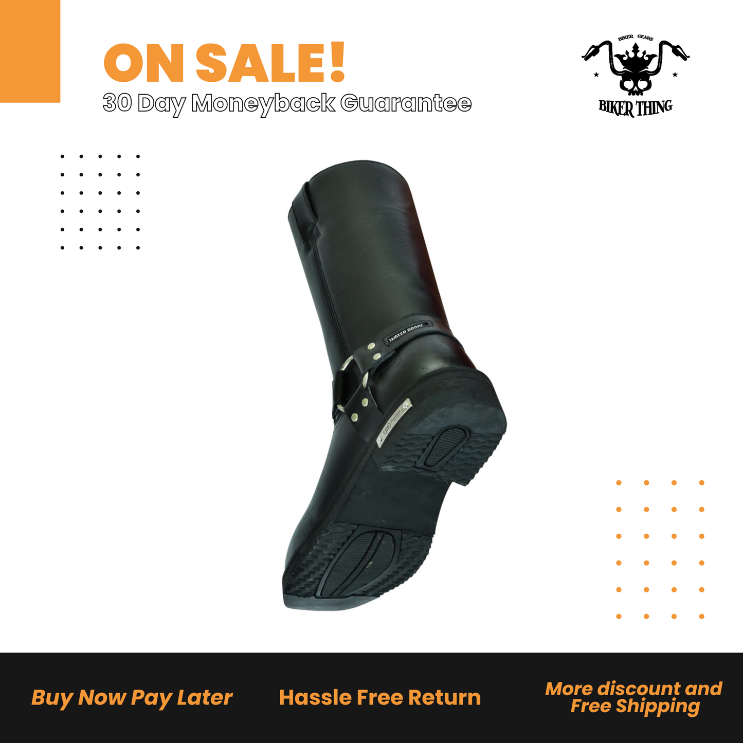 DS9739 MEN’S WATERPROOF HARNESS BOOTS