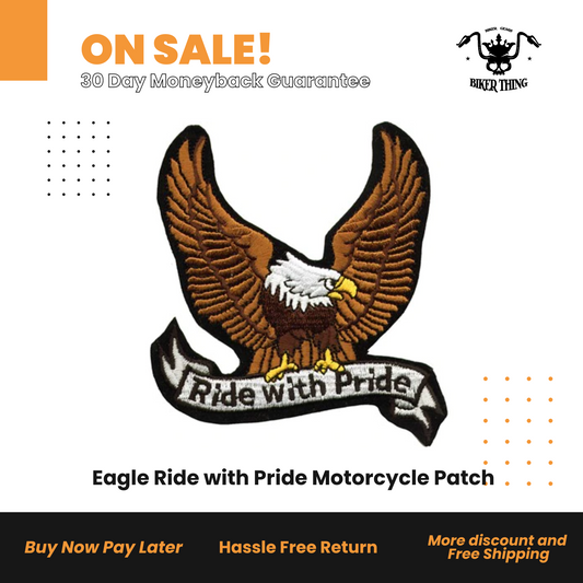 Eagle Ride with Pride Motorcycle Patch