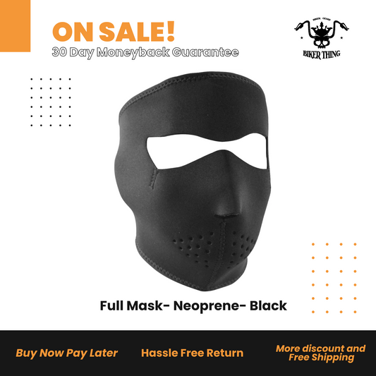 Full Mask- Neoprene- Black