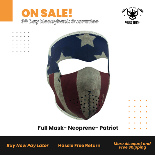 Full Mask- Neoprene- Patriot