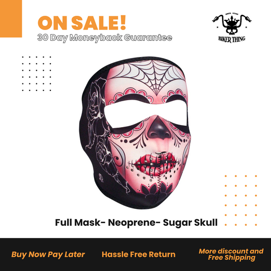 Full Mask- Neoprene- Sugar Skull