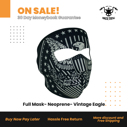 Full Mask- Neoprene- Vintage Eagle