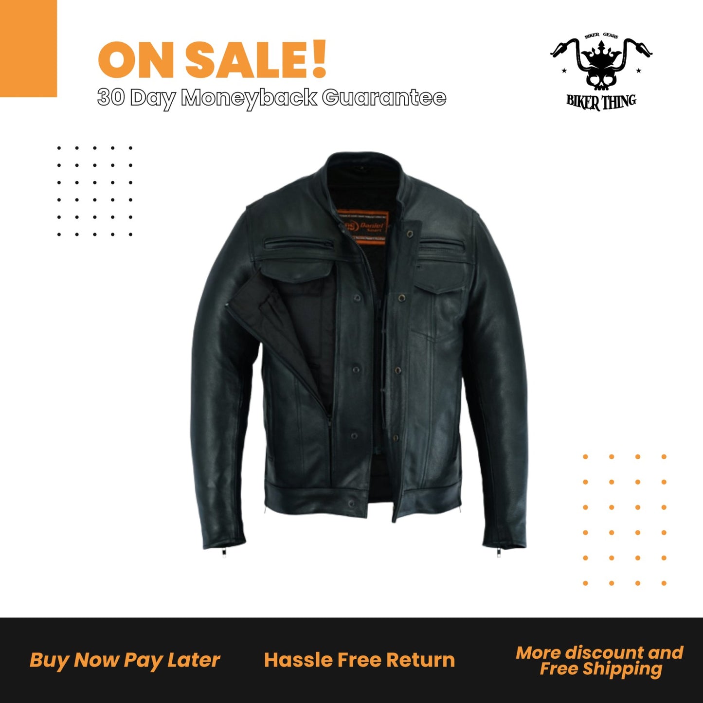 DS787 MEN’S MODERN UTILITY STYLE JACKET