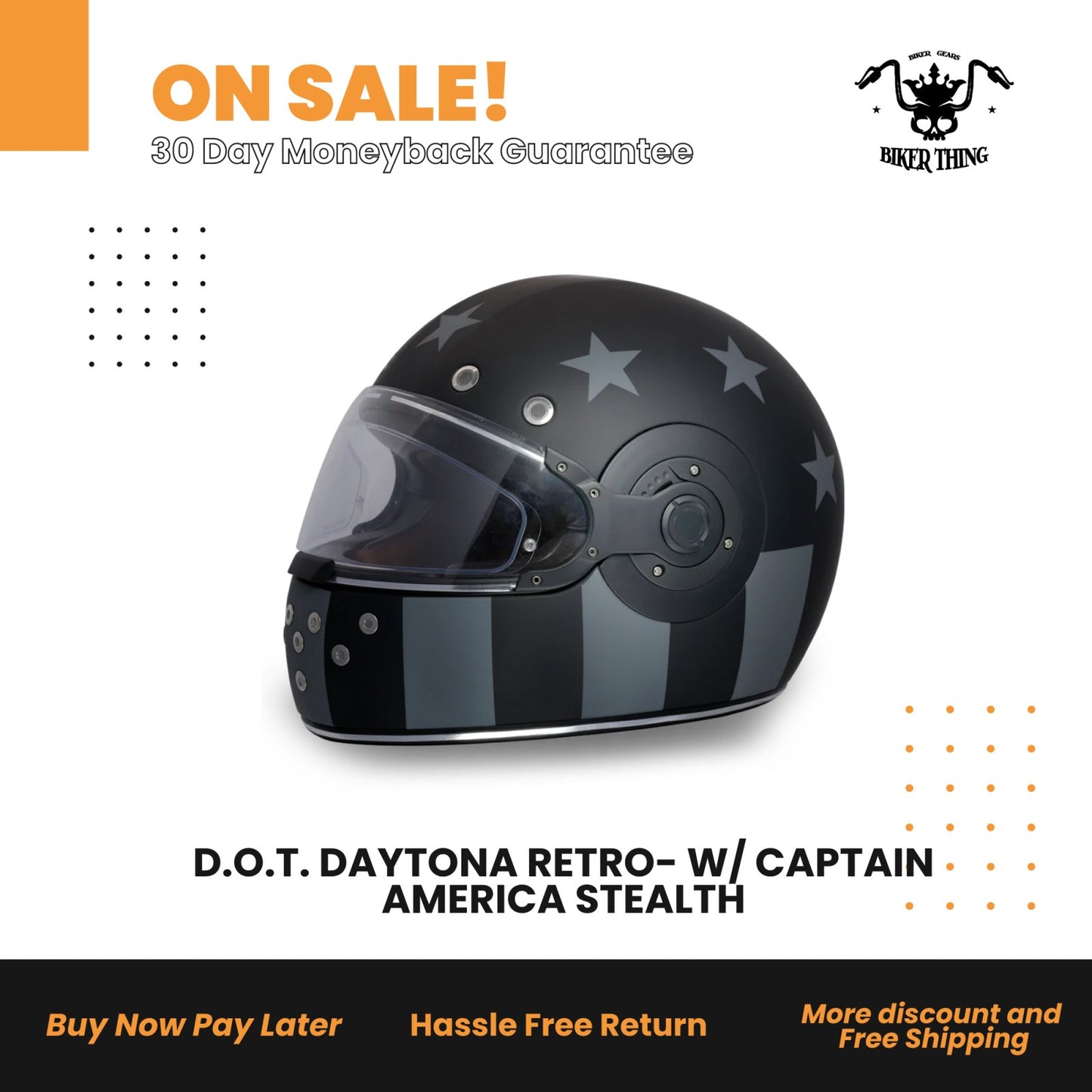 DAYTONA RETRO- W/ CAPTAIN AMERICA STEALTH