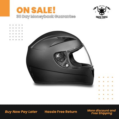 DAYTONA SHADOW - DULL BLACK FULL FACE HELMET