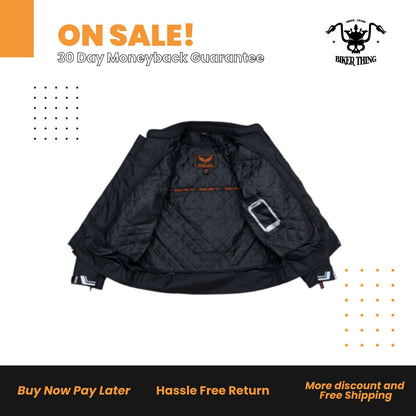 NEON Men's Nylon & Mesh MC Jacket