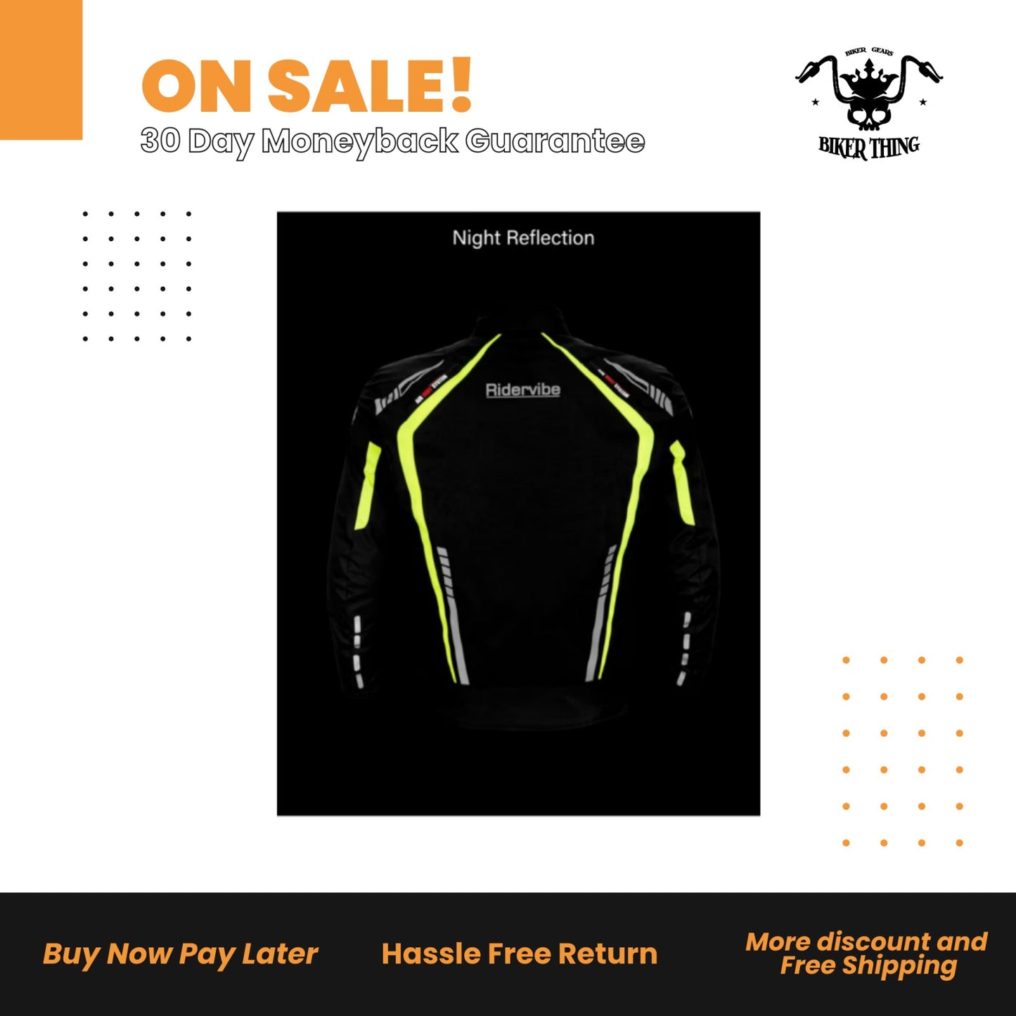 NEON Men's Nylon & Mesh MC Jacket