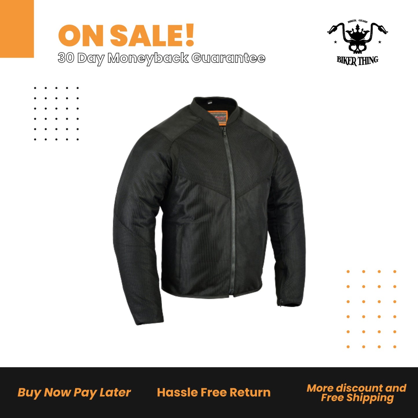 MEN'S SPORTY MESH JACKET