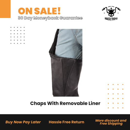 Chaps With Removable Liner