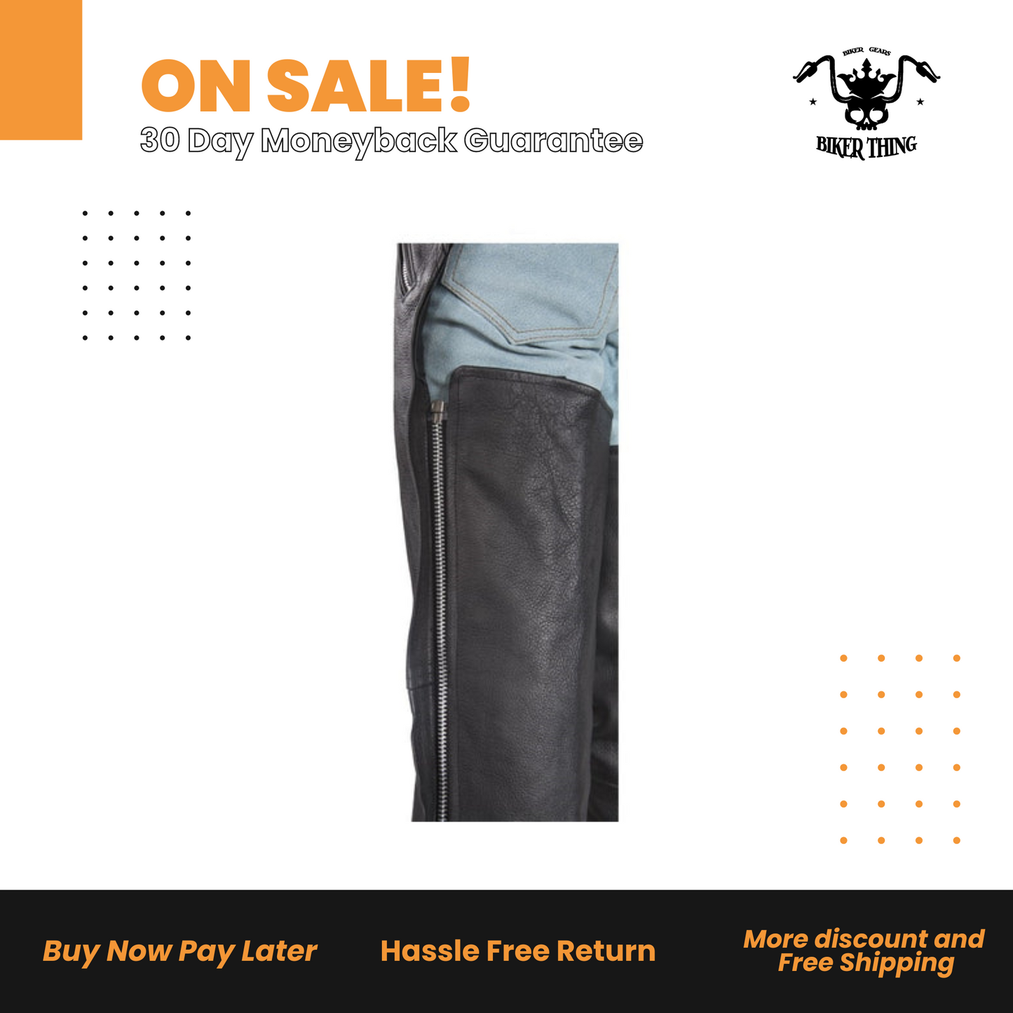 Chaps With Removable Liner