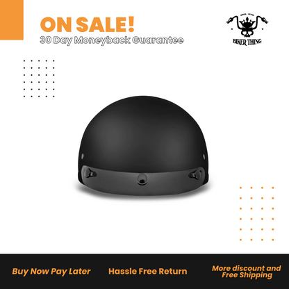 D.O.T. DAYTONA SKULL CAP - DULL BLACK