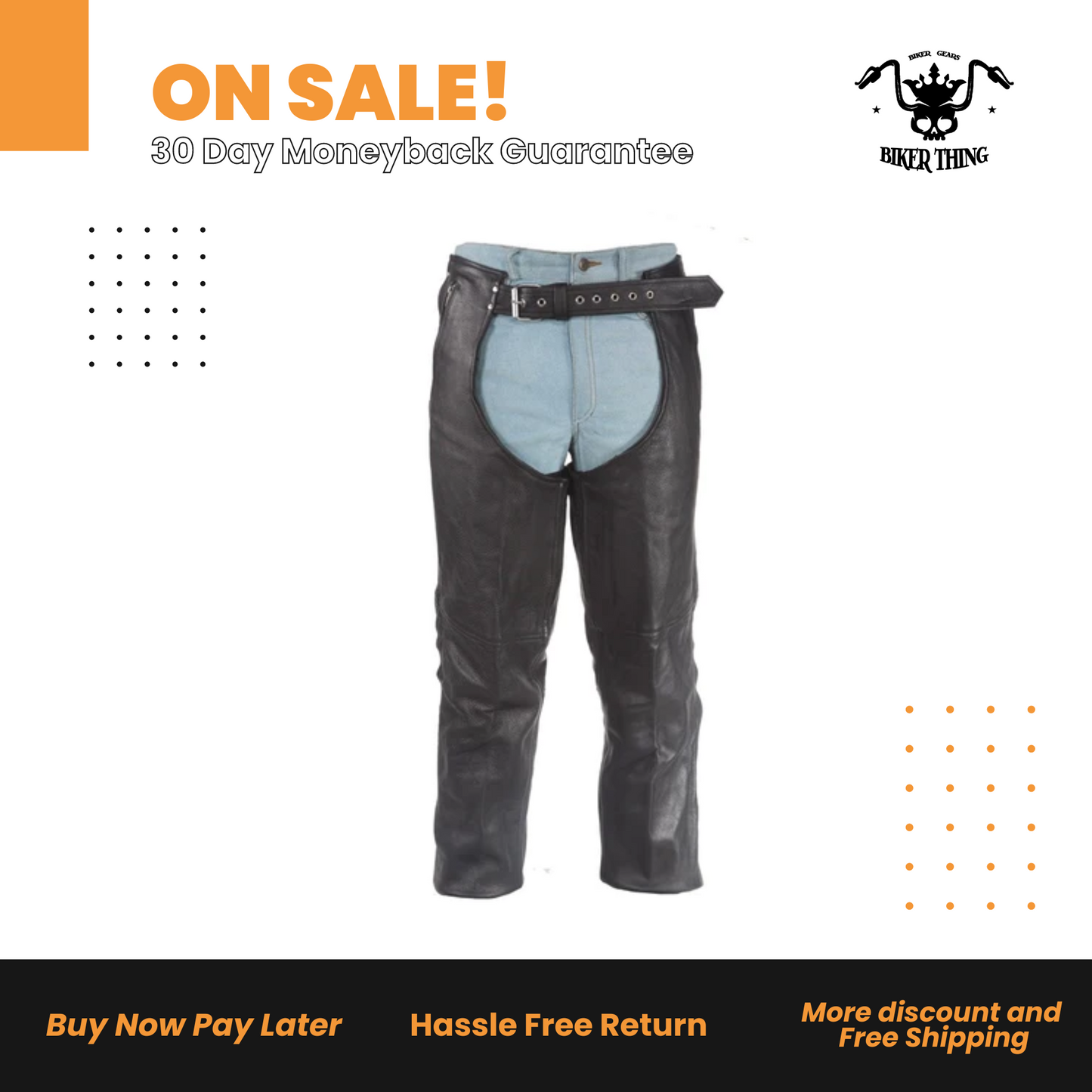 Chaps With Removable Liner