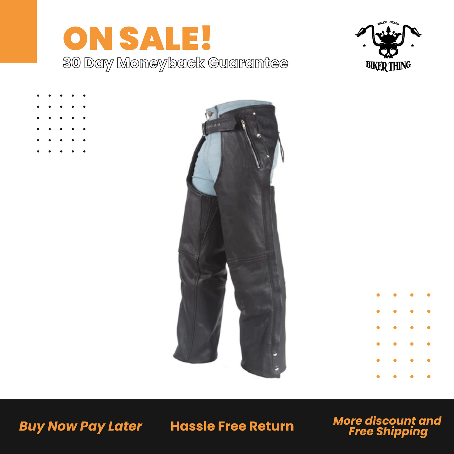 Chaps With Removable Liner