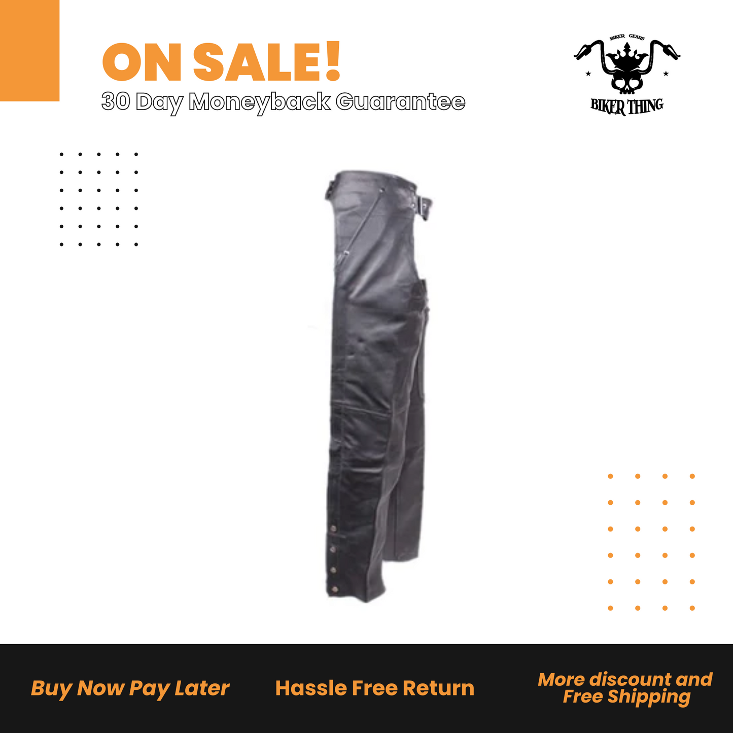 Chaps With Removable Liner