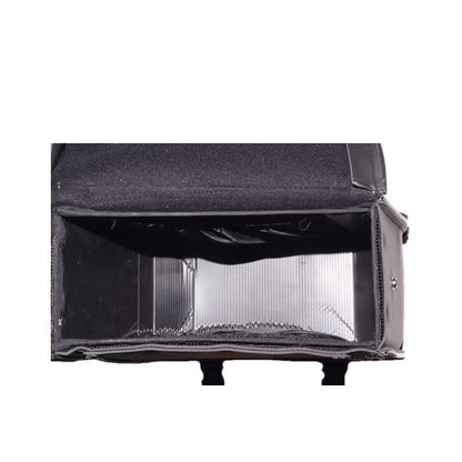 PVC Motorcycle Saddlebag With Braid & Studs - The Biker Thing  LLC
