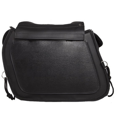 Plain PVC Motorcycle Saddlebag - The Biker Thing  LLC