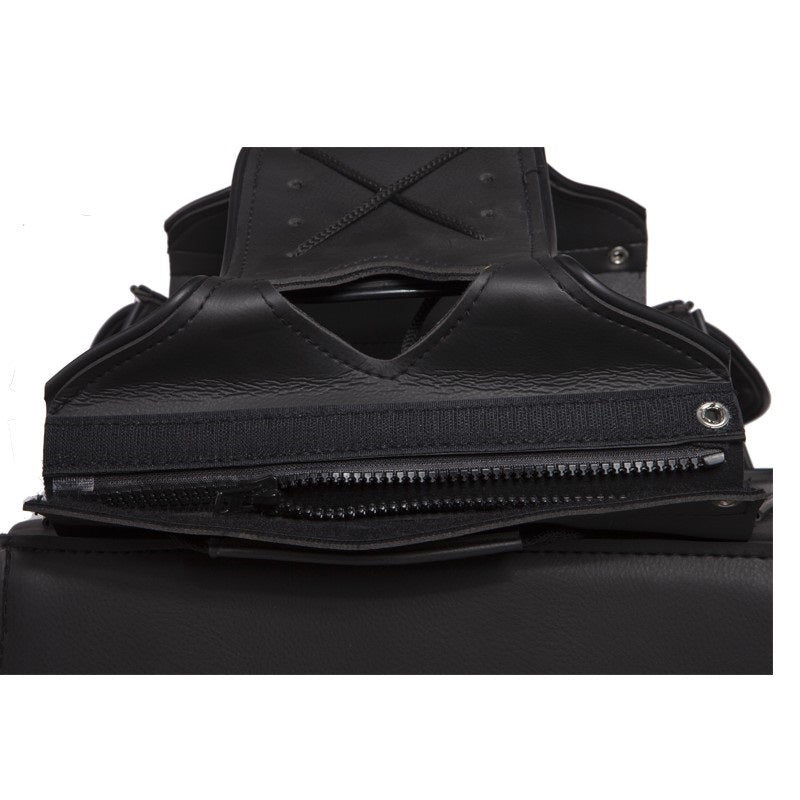 Plain PVC Motorcycle Saddlebag - The Biker Thing  LLC