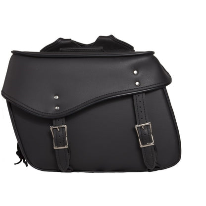 Plain PVC Motorcycle Saddlebag - The Biker Thing  LLC