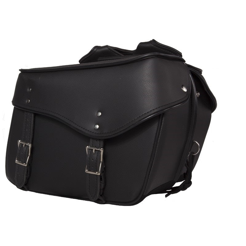 Plain PVC Motorcycle Saddlebag - The Biker Thing  LLC