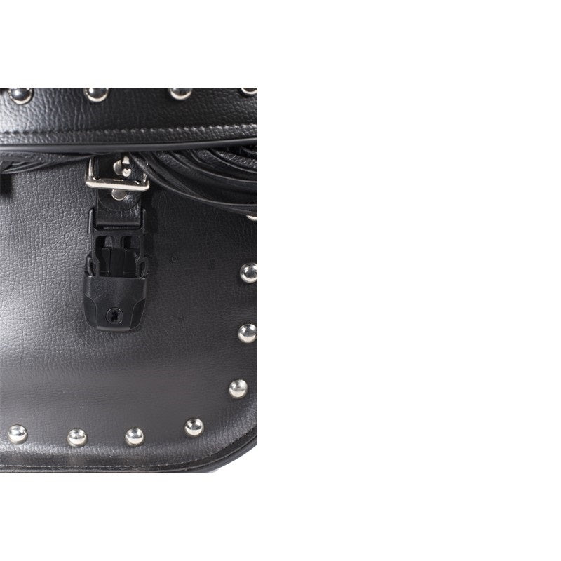 PVC Motorcycle Saddlebag With Lock - The Biker Thing  LLC