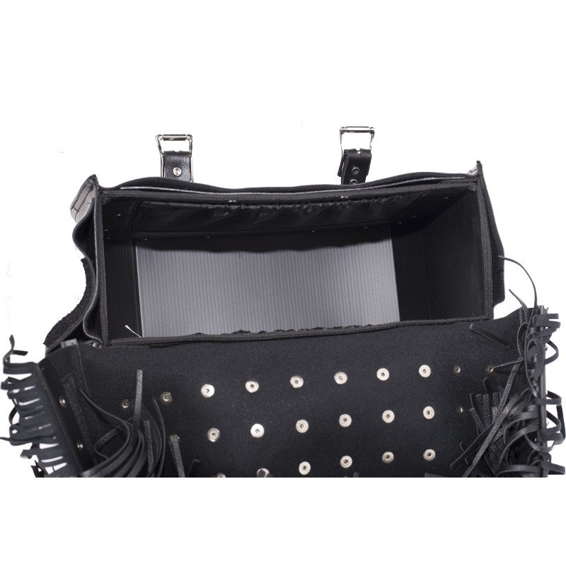 PVC Motorcycle Saddlebag With Lock - The Biker Thing  LLC