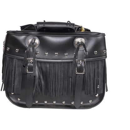 PVC Motorcycle Saddlebag With Lock - The Biker Thing  LLC