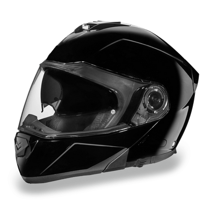 DAYTONA GLIDE - HI-GLOSS BLACK MODULAR HELMET - The Biker Thing  LLC